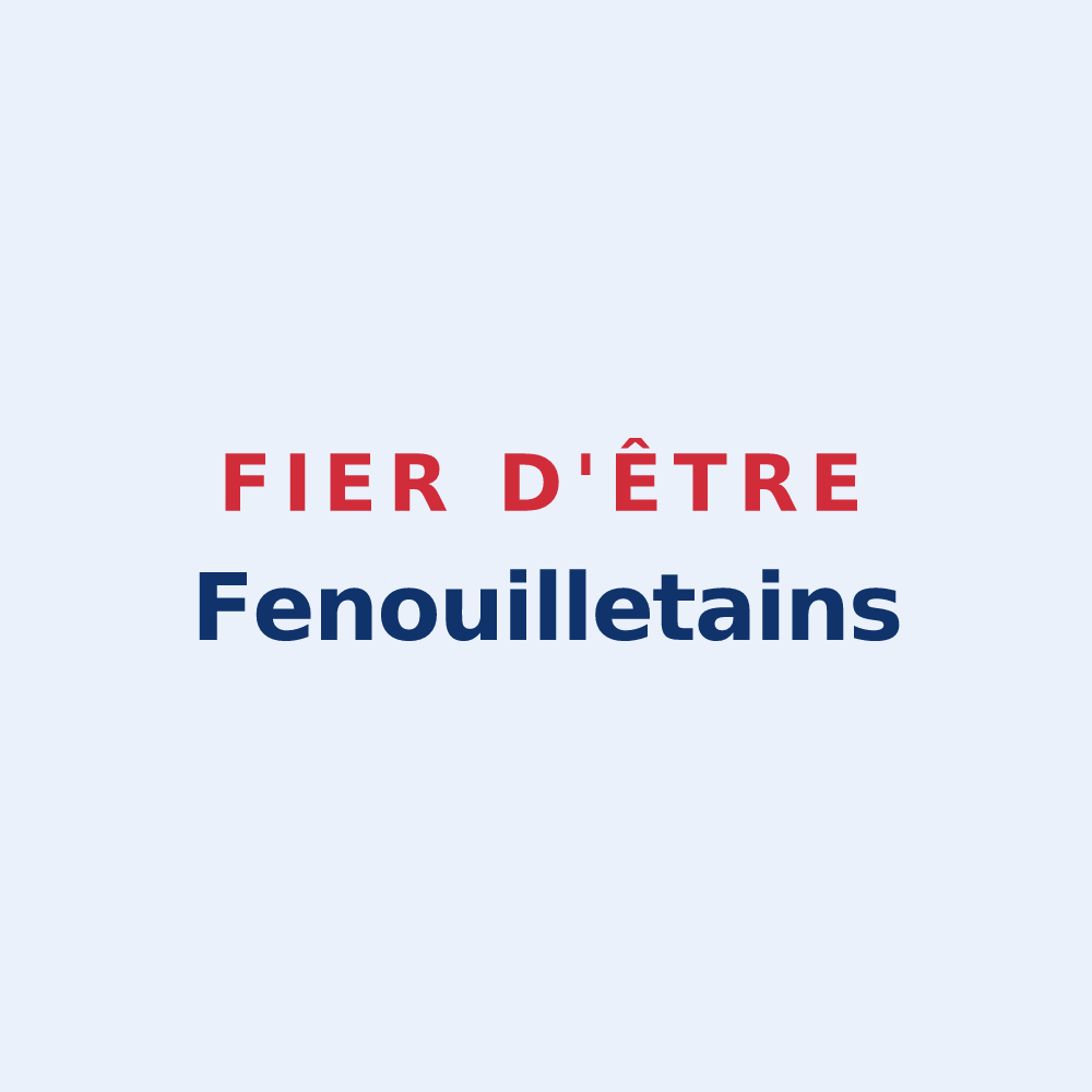Sticker « Fier d'être Fenouilletains » — design pour Fenouillet