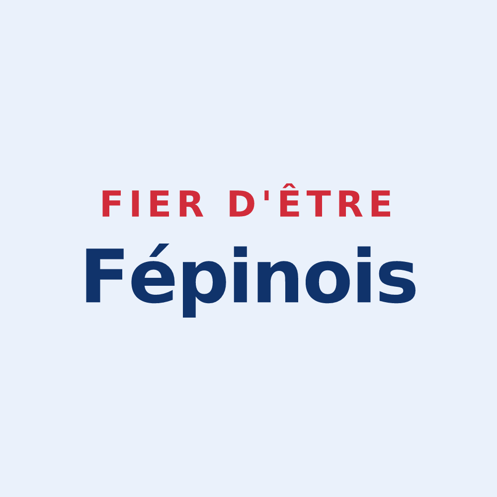 Sticker « Fier d'être Fépinois » — design pour Fépin