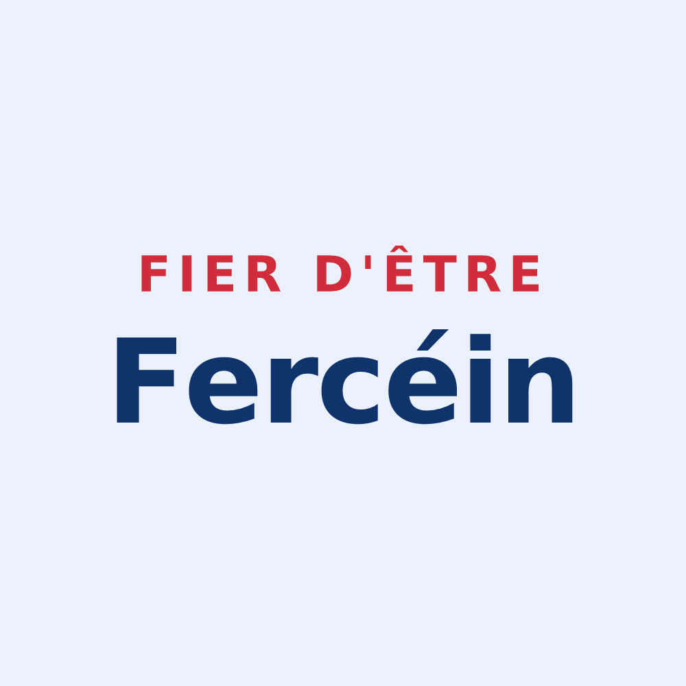 Sticker « Fier d'être Fercéin » — design pour Fercé-sur-Sarthe