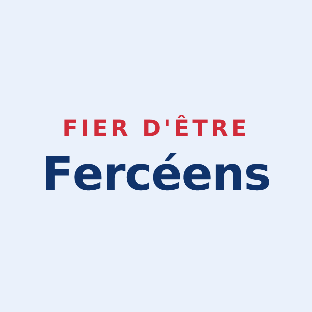 Sticker « Fier d'être Fercéens » — design pour Fercé