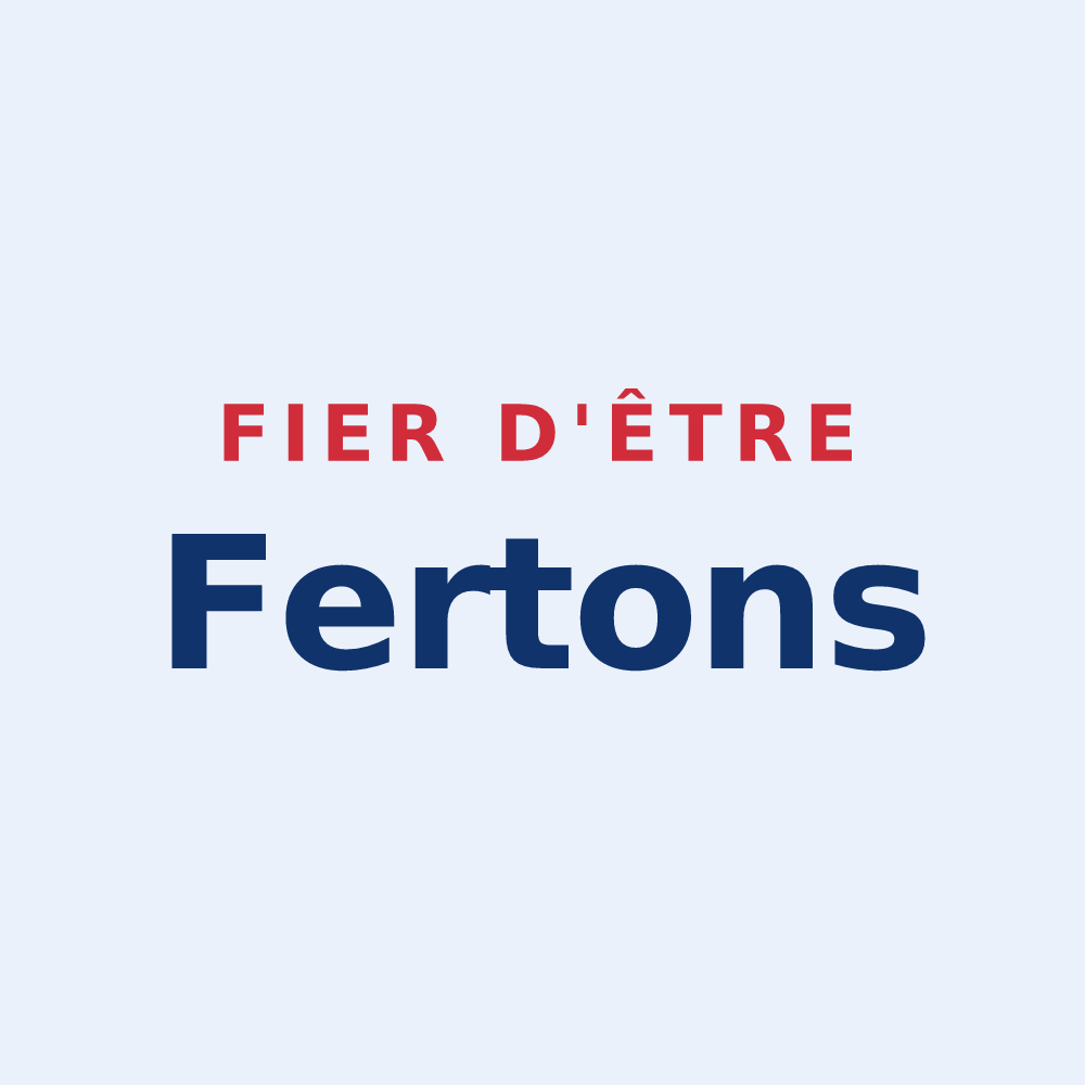 Sticker « Fier d'être Fertons » — design pour Fère-Champenoise