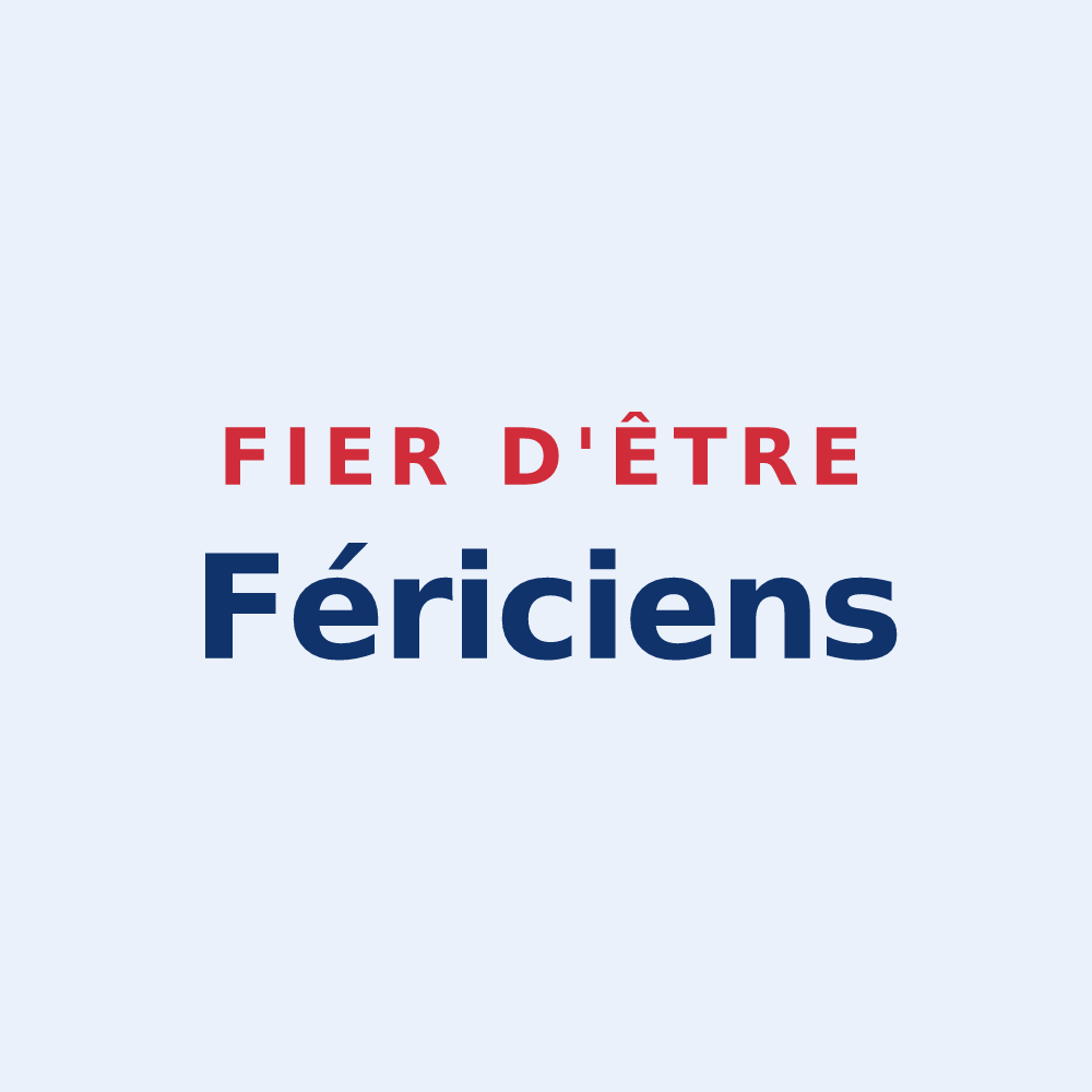 Sticker « Fier d'être Fériciens » — design pour Féricy