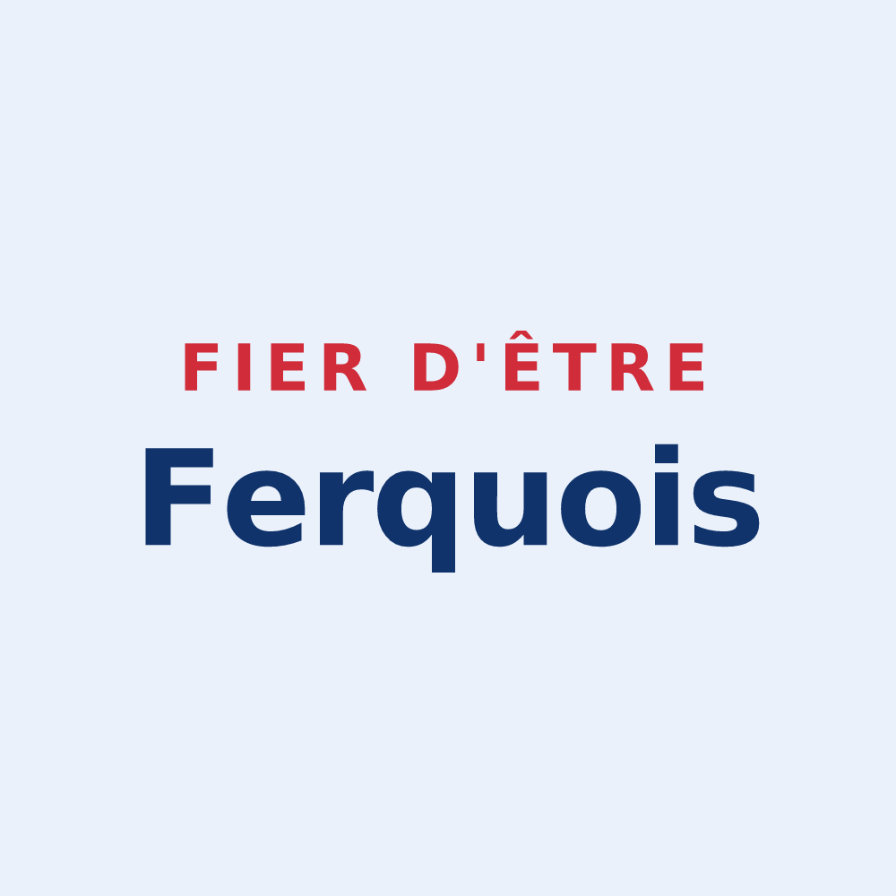 Sticker « Fier d'être Ferquois » — design pour Ferques