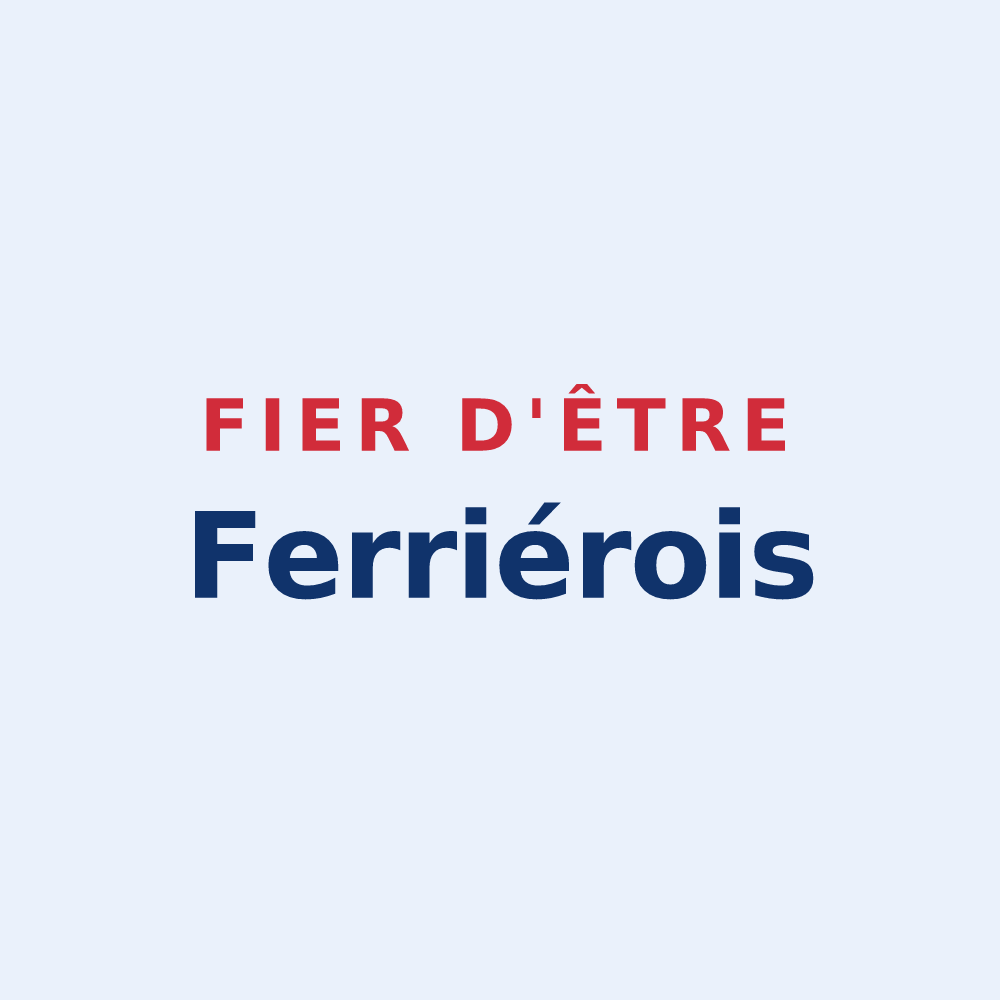 Sticker « Fier d'être Ferriérois » — design pour Ferrière-la-Grande