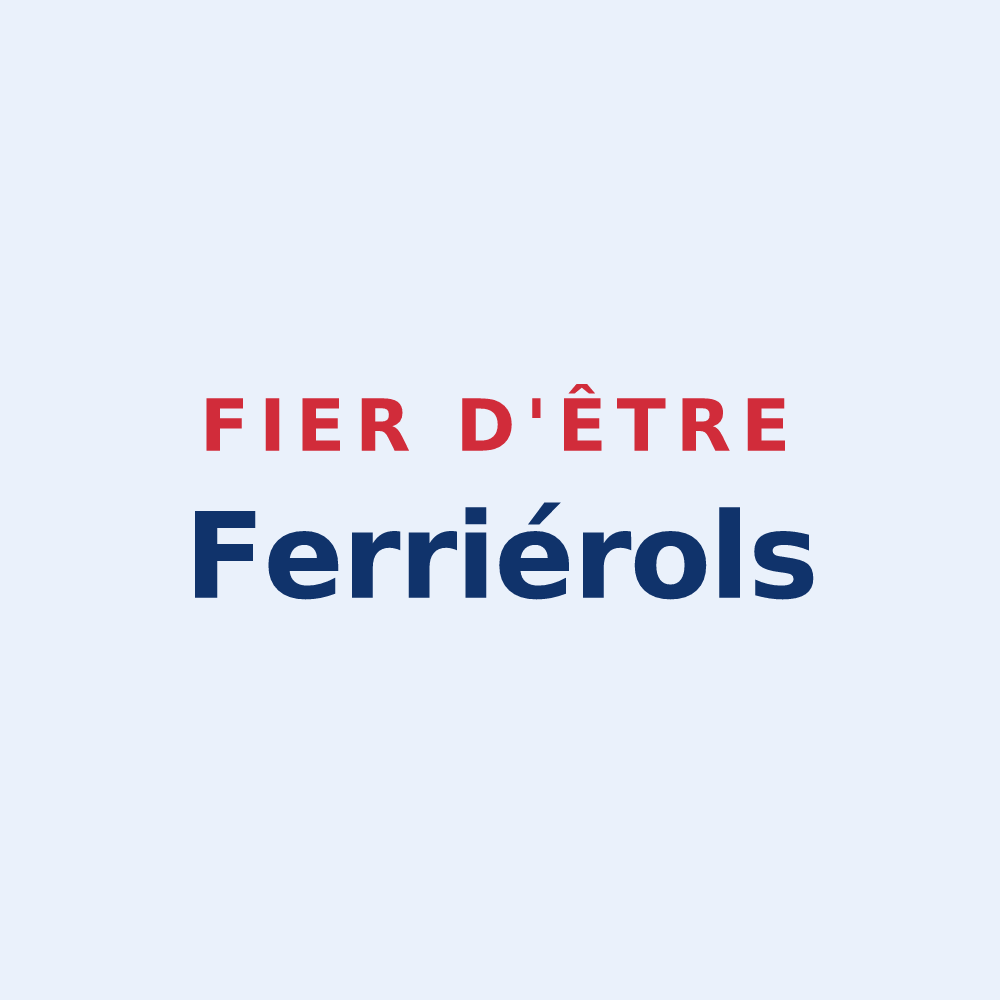 Sticker « Fier d'être Ferriérols » — design pour Ferrières