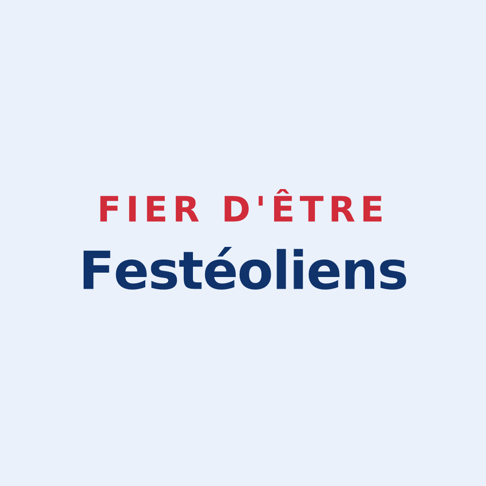 Sticker « Fier d'être Festéoliens » — design pour Festieux