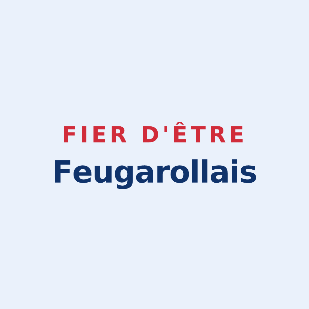Sticker « Fier d'être Feugarollais » — design pour Feugarolles