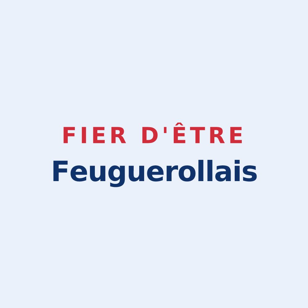 Sticker « Fier d'être Feuguerollais » — design pour Feuguerolles