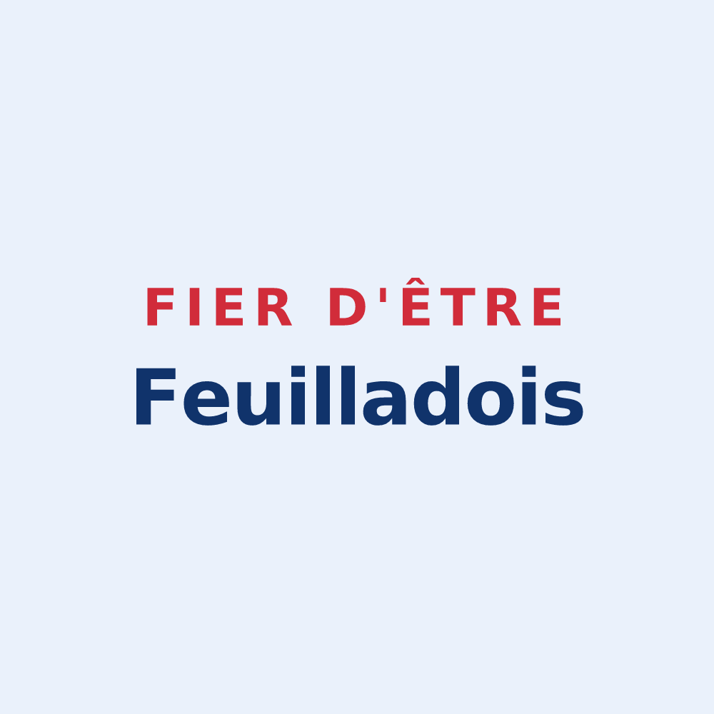 Sticker « Fier d'être Feuilladois » — design pour Feuillade