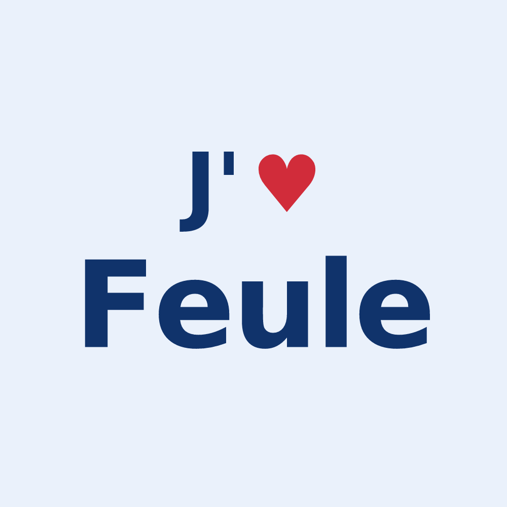 Sticker personnalisé Feule — design J'aime Feule