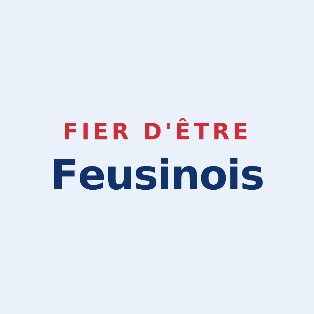Sticker « Fier d'être Feusinois » — design pour Feusines