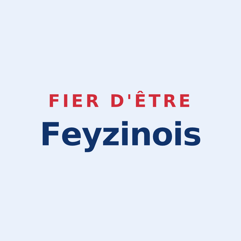 Sticker « Fier d'être Feyzinois » — design pour Feyzin