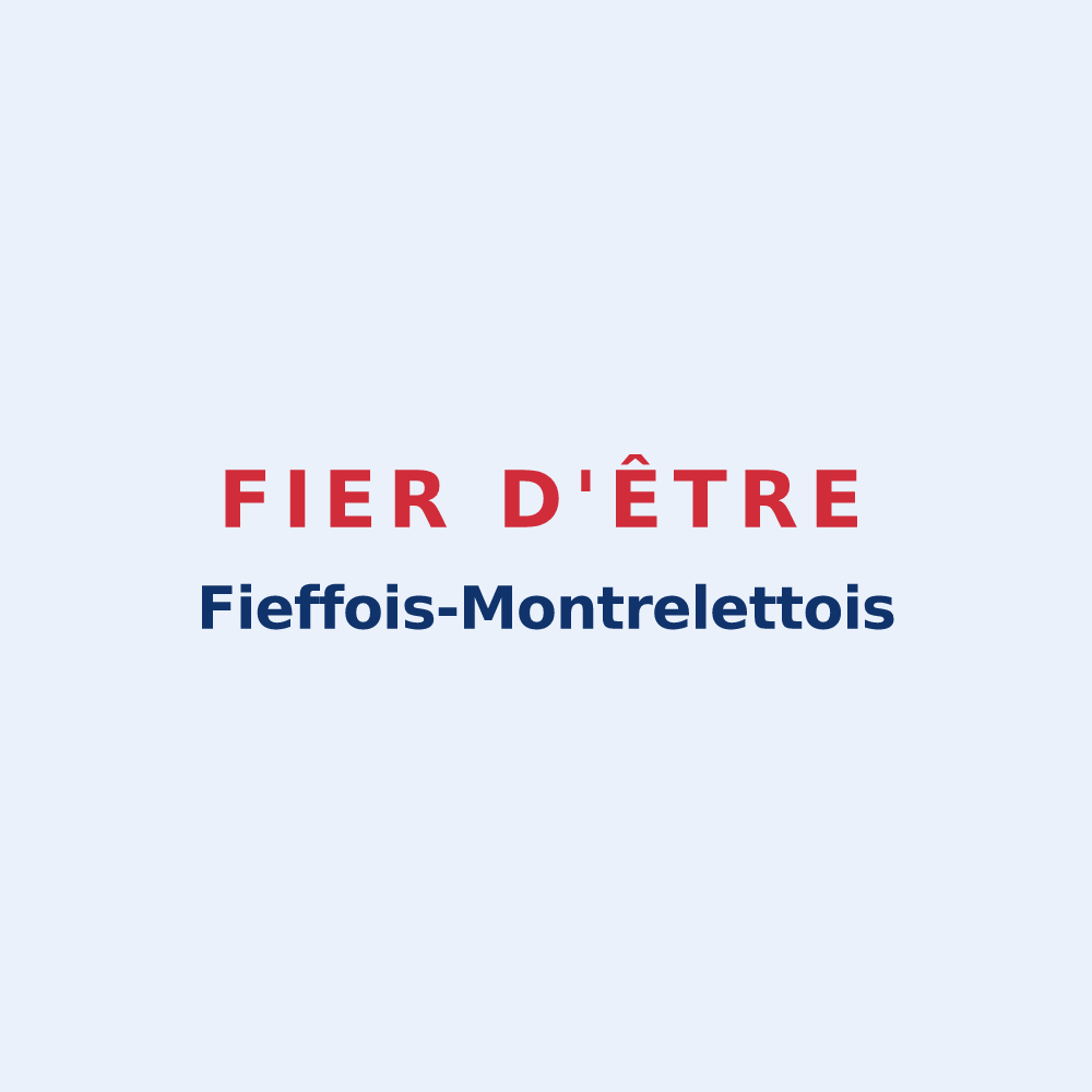 Sticker « Fier d'être Fieffois-Montrelettois » — design pour Fieffes-Montrelet