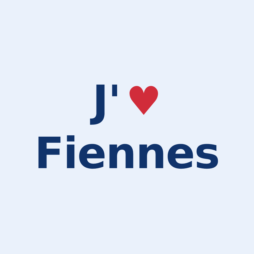 Sticker personnalisé Fiennes — design J'aime Fiennes