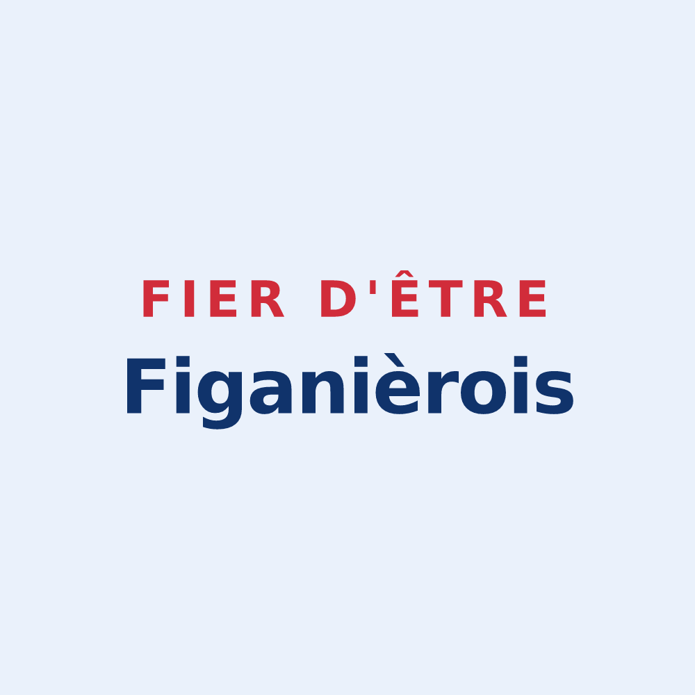 Sticker « Fier d'être Figanièrois » — design pour Figanières