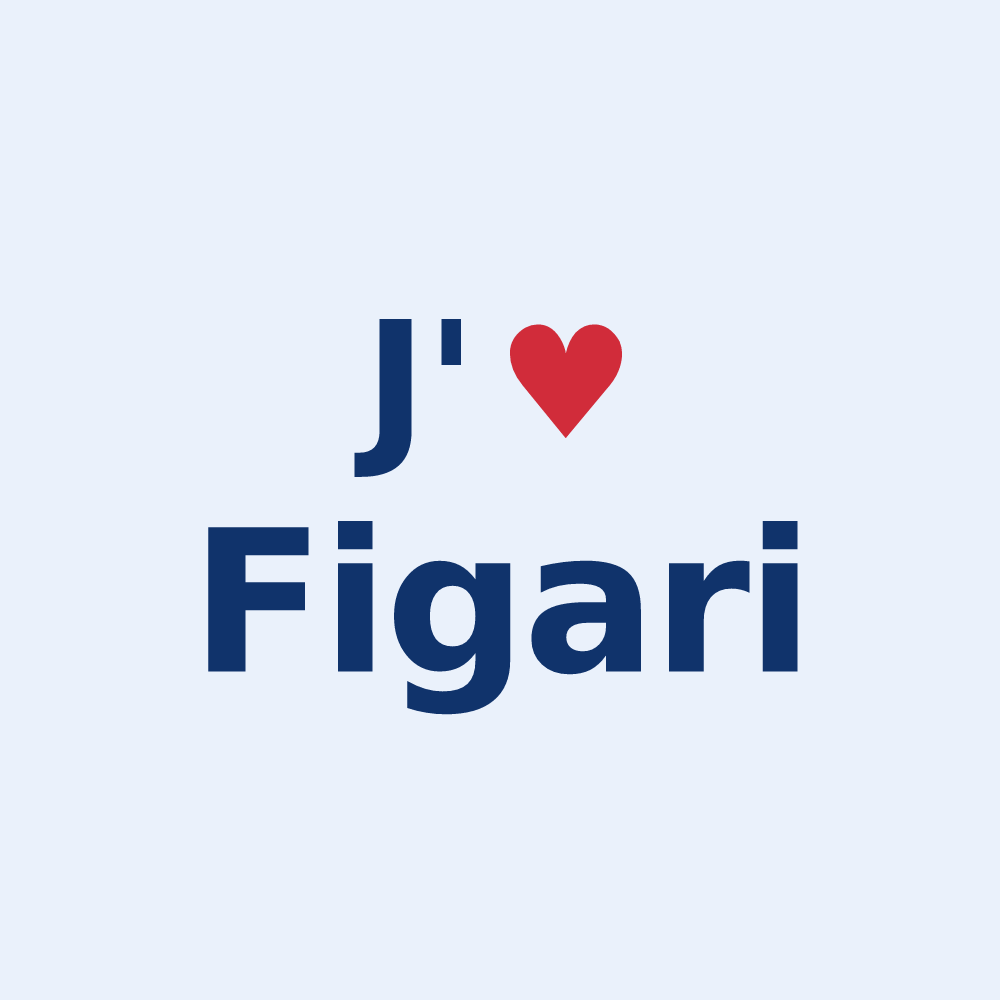 Sticker personnalisé Figari — design J'aime Figari