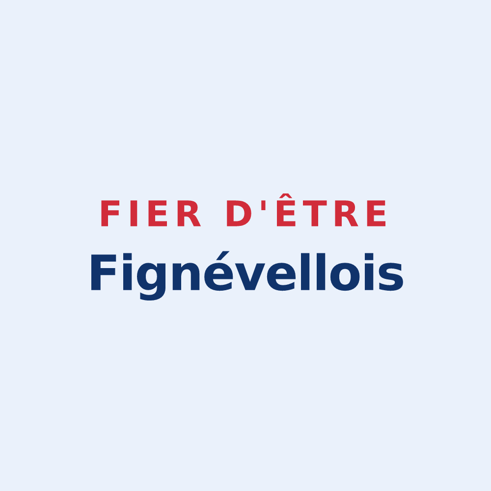 Sticker « Fier d'être Fignévellois » — design pour Fignévelle