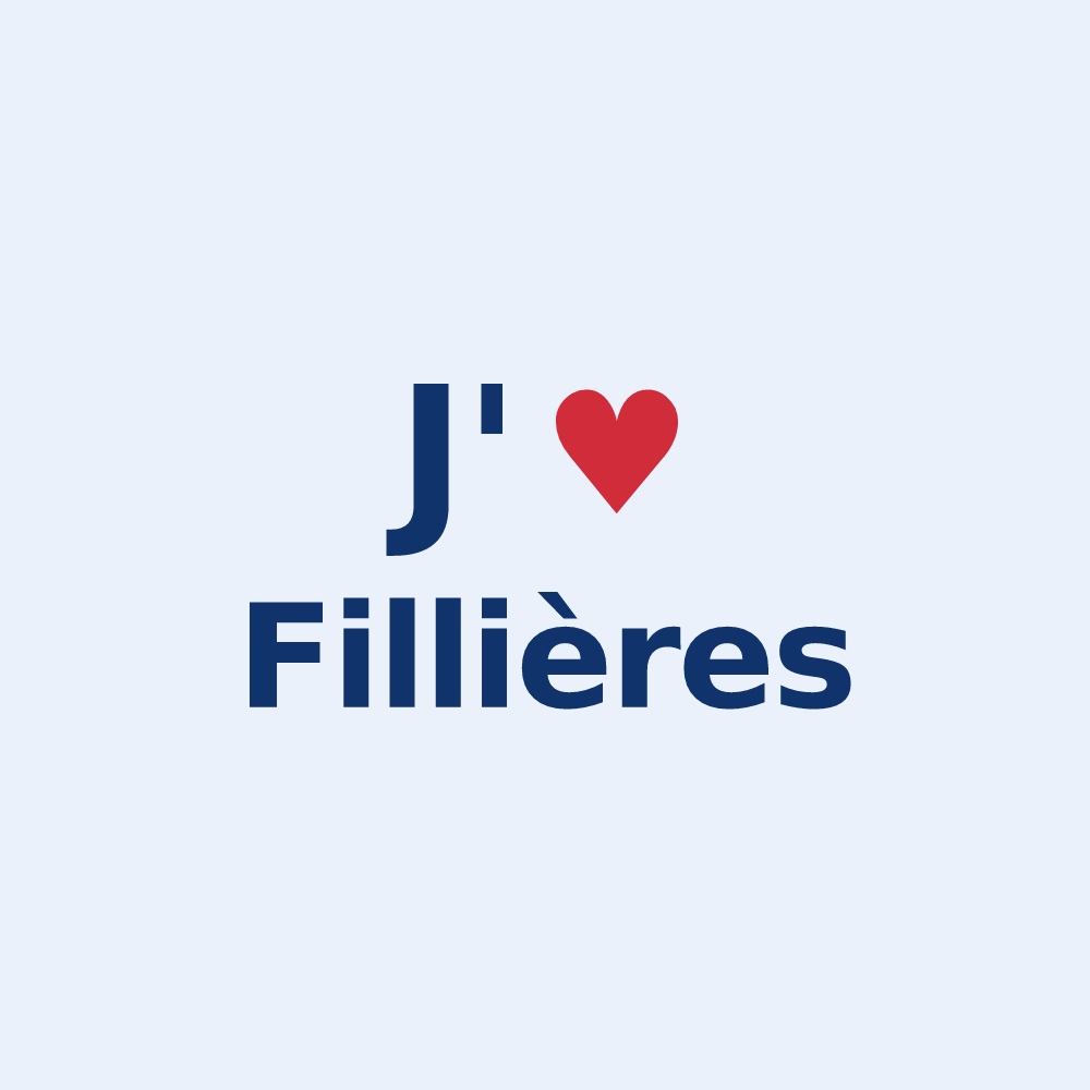 Sticker personnalisé Fillières — design J'aime Fillières