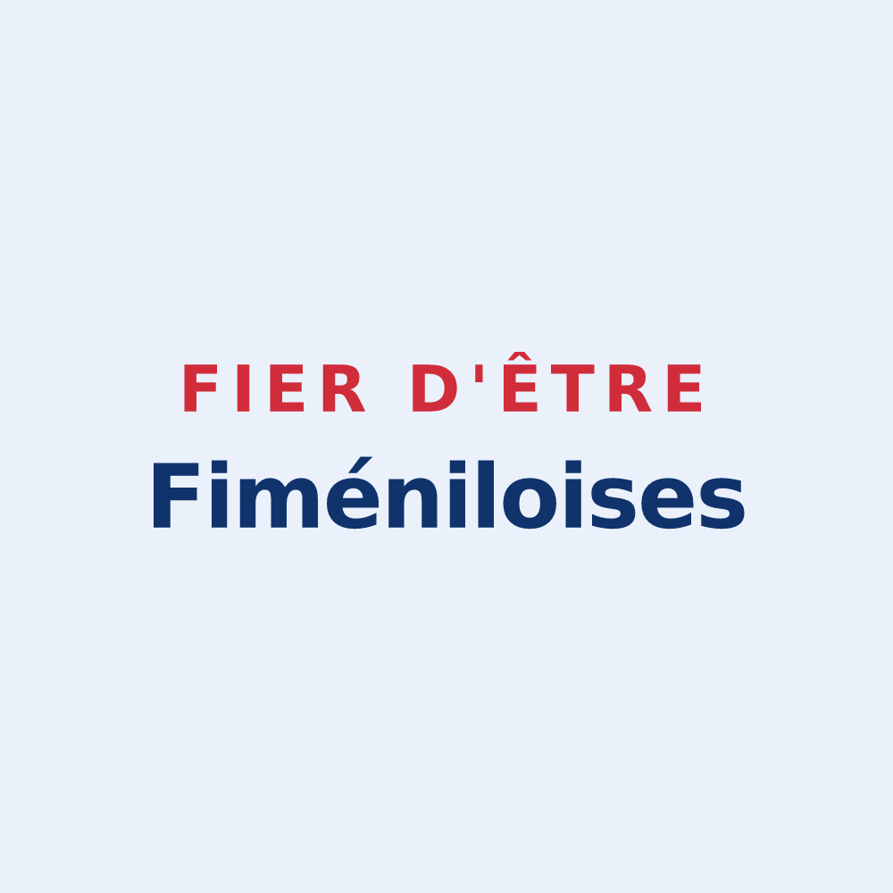 Sticker « Fier d'être Fiméniloises » — design pour Fiménil