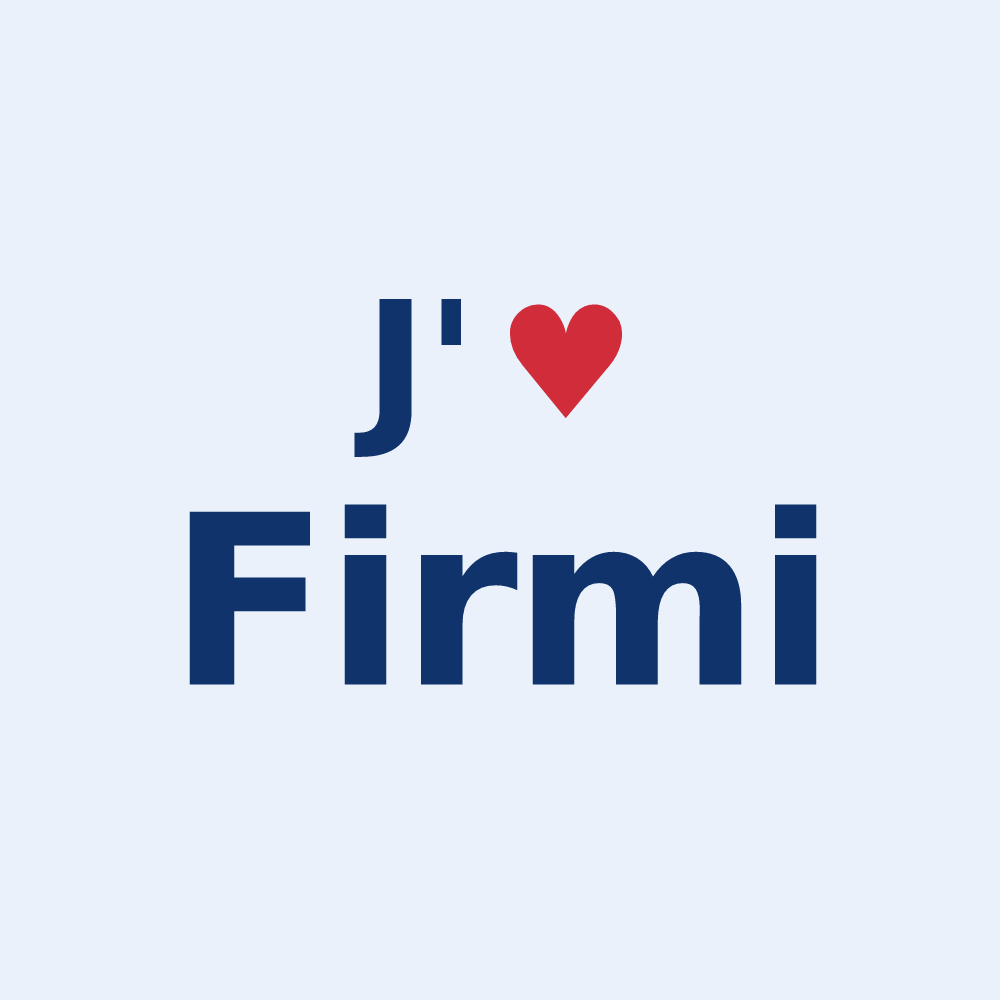 Sticker personnalisé Firmi — design J'aime Firmi