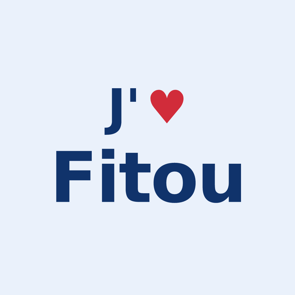 Sticker personnalisé Fitou — design J'aime Fitou