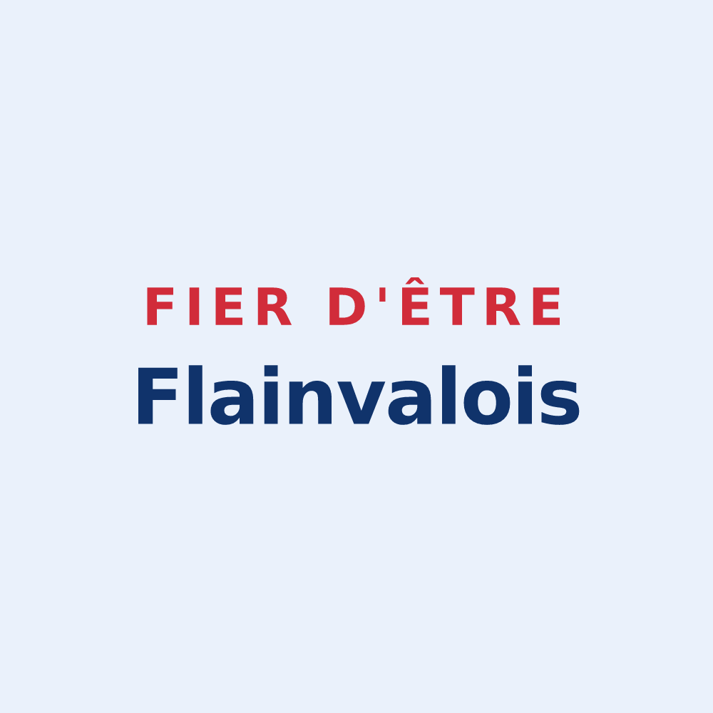 Sticker « Fier d'être Flainvalois » — design pour Flainval