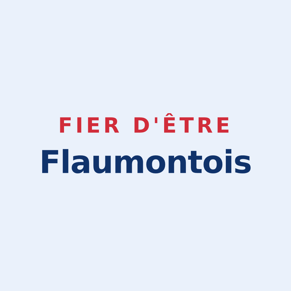 Sticker « Fier d'être Flaumontois » — design pour Flaumont-Waudrechies