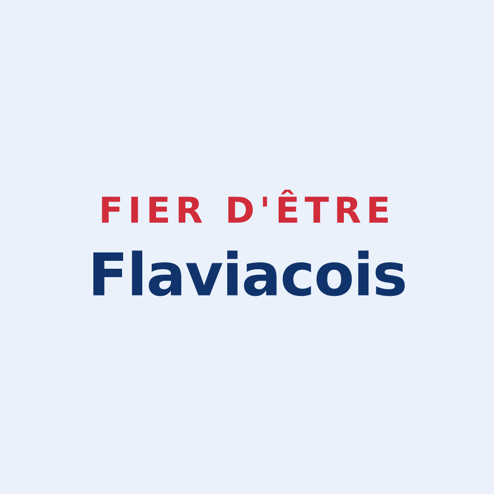 Sticker « Fier d'être Flaviacois » — design pour Flaviac