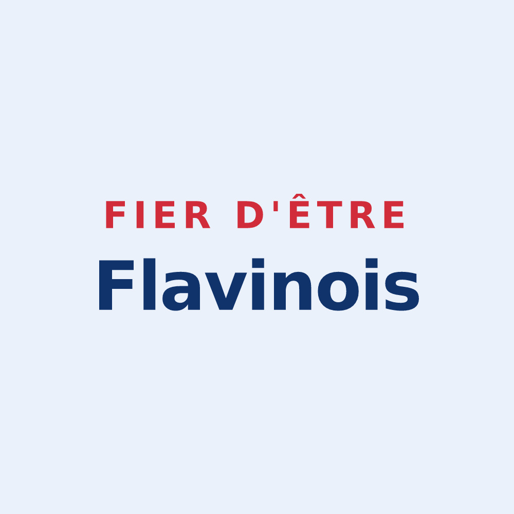 Sticker « Fier d'être Flavinois » — design pour Flavin