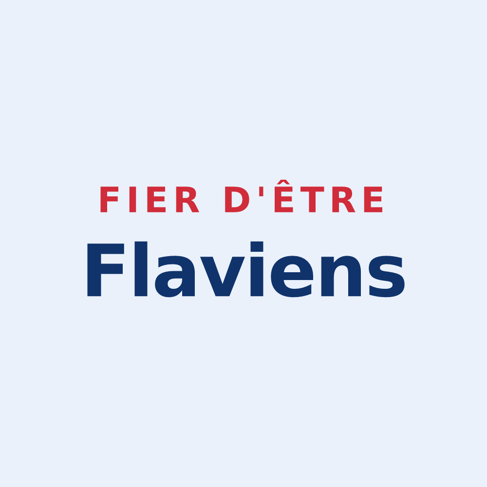 Sticker « Fier d'être Flaviens » — design pour Flavy-le-Martel