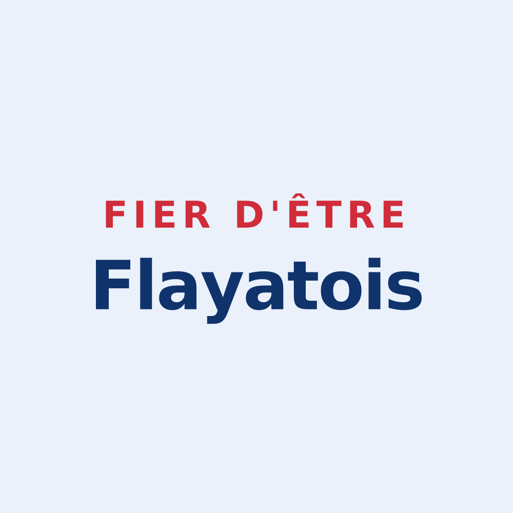 Sticker « Fier d'être Flayatois » — design pour Flayat