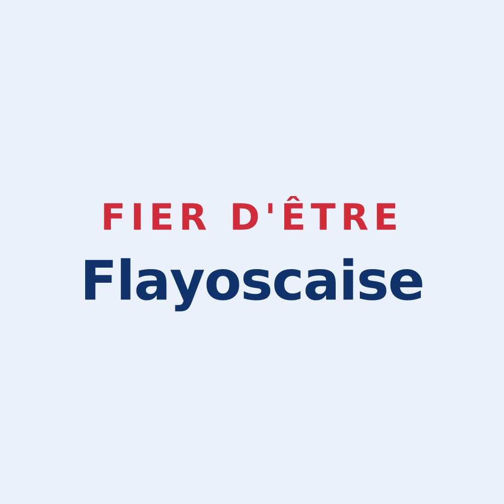 Sticker « Fier d'être Flayoscaise » — design pour Flayosc