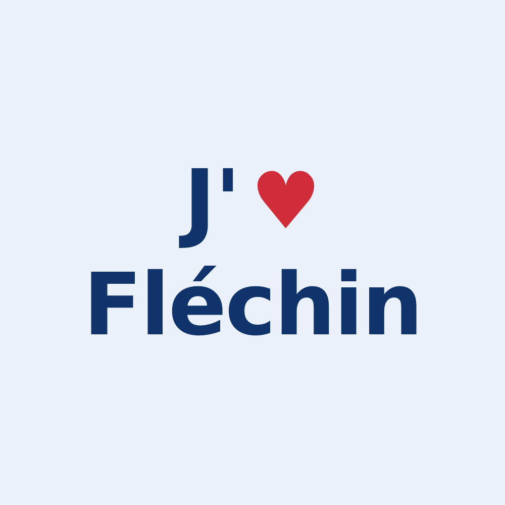 Sticker personnalisé Fléchin — design J'aime Fléchin