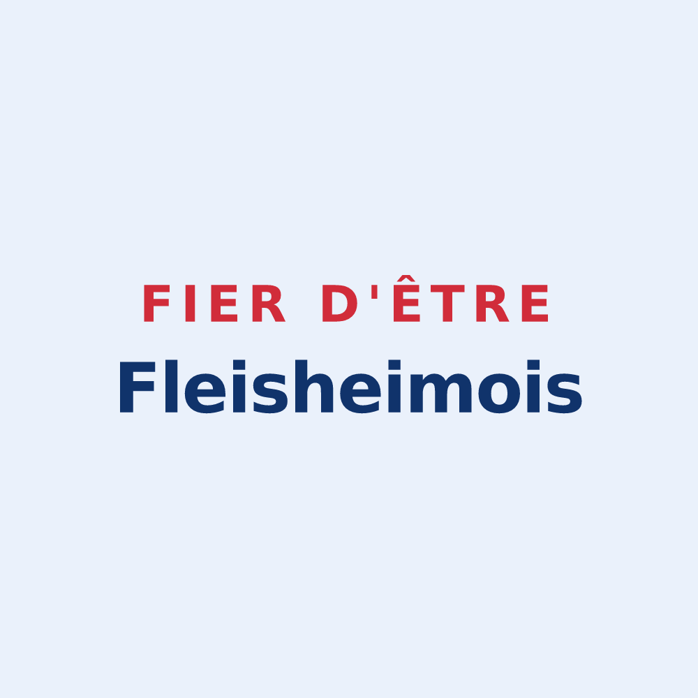 Sticker « Fier d'être Fleisheimois » — design pour Fleisheim