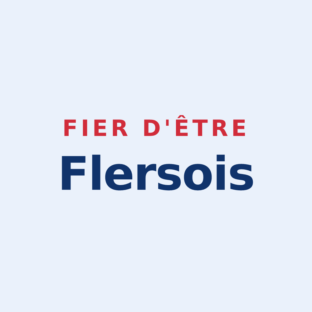 Sticker « Fier d'être Flersois » — design pour Flers-en-Escrebieux