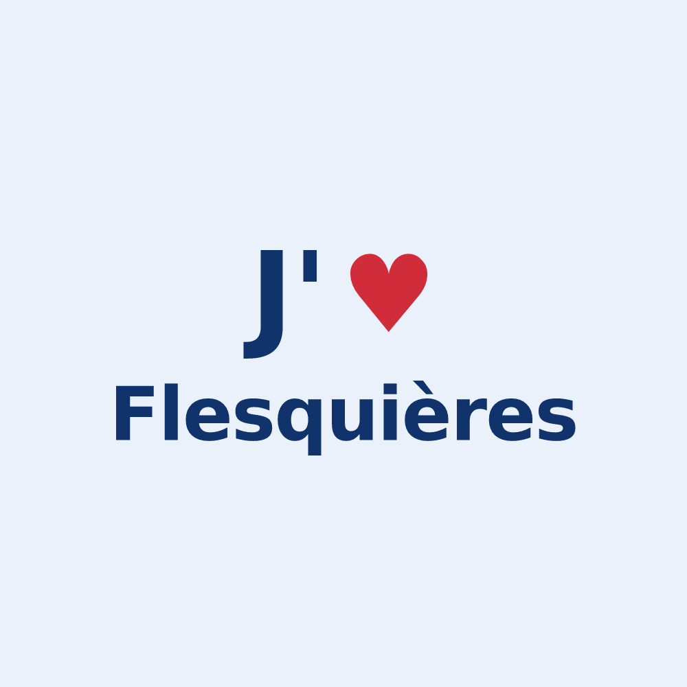 Sticker personnalisé Flesquières — design J'aime Flesquières