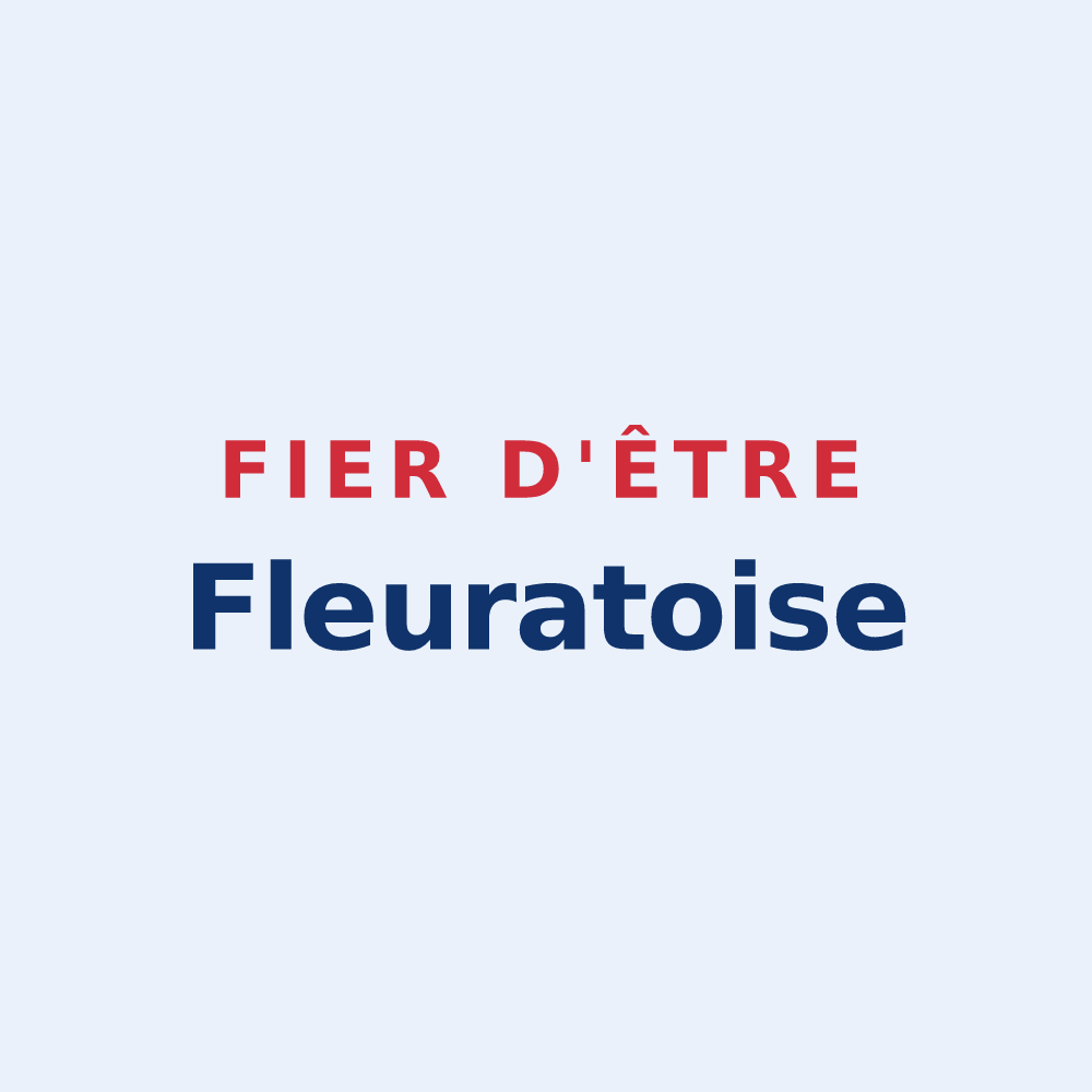 Sticker « Fier d'être Fleuratoise » — design pour Fleurat