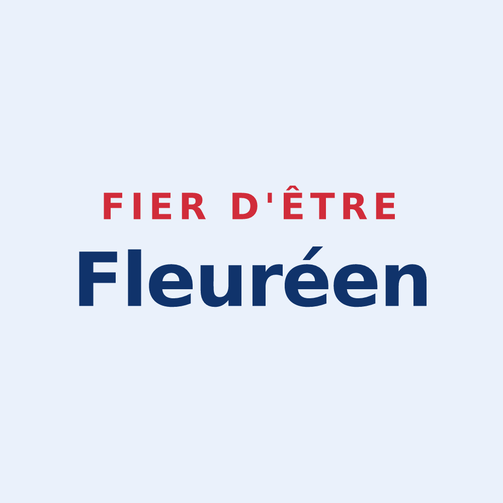 Sticker « Fier d'être Fleuréen » — design pour Fleuré
