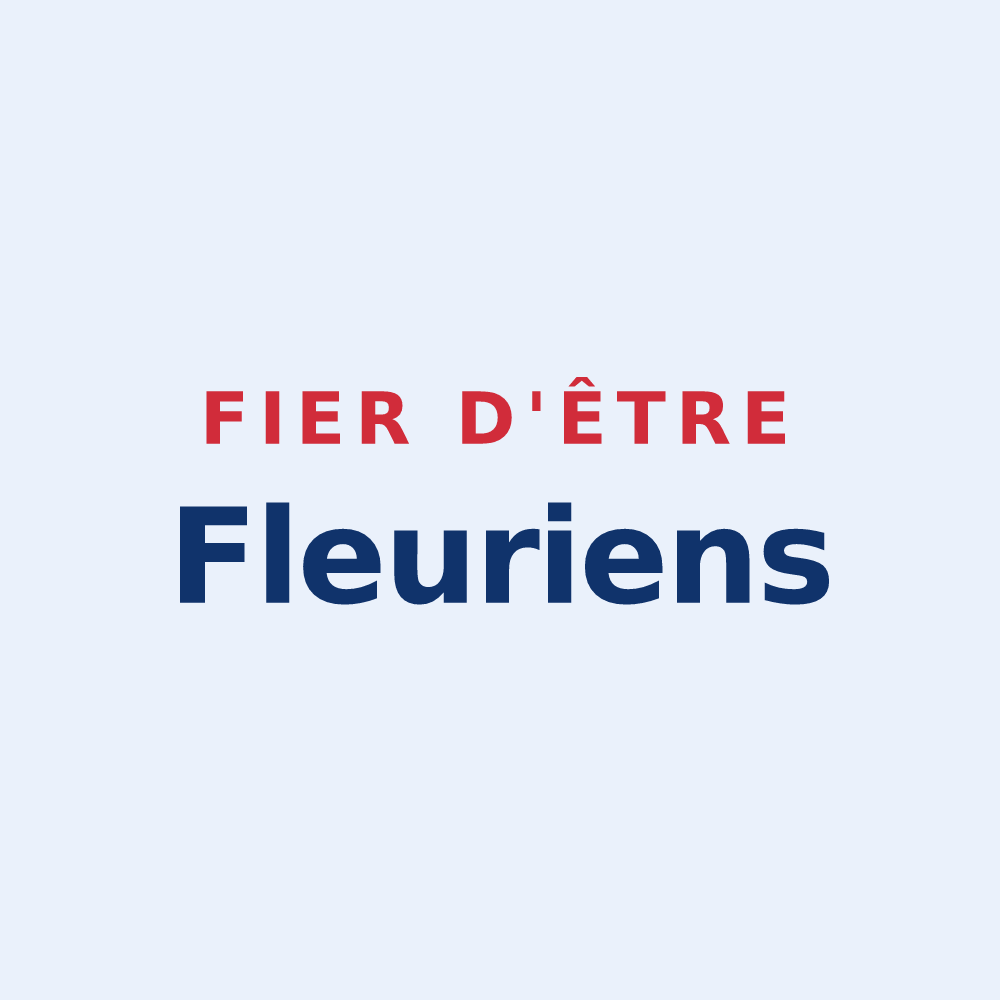 Sticker « Fier d'être Fleuriens » — design pour Fleury