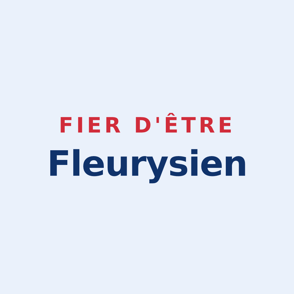 Sticker « Fier d'être Fleurysien » — design pour Fleury-la-Forêt