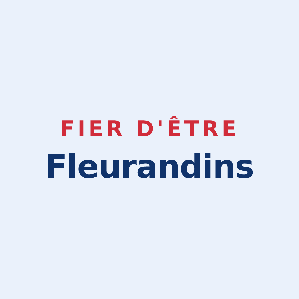 Sticker « Fier d'être Fleurandins » — design pour Fleury-la-Montagne