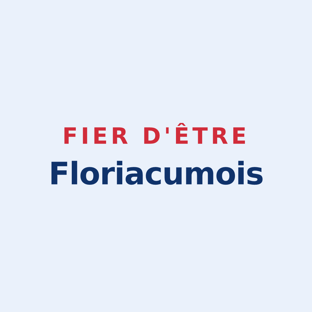 Sticker « Fier d'être Floriacumois » — design pour Fleury-Mérogis
