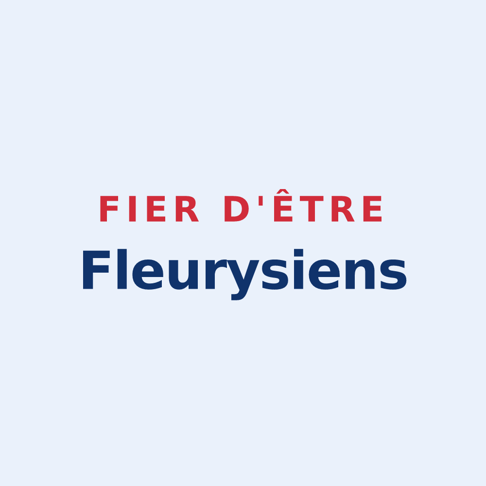 Sticker « Fier d'être Fleurysiens » — design pour Fleury-sur-Orne