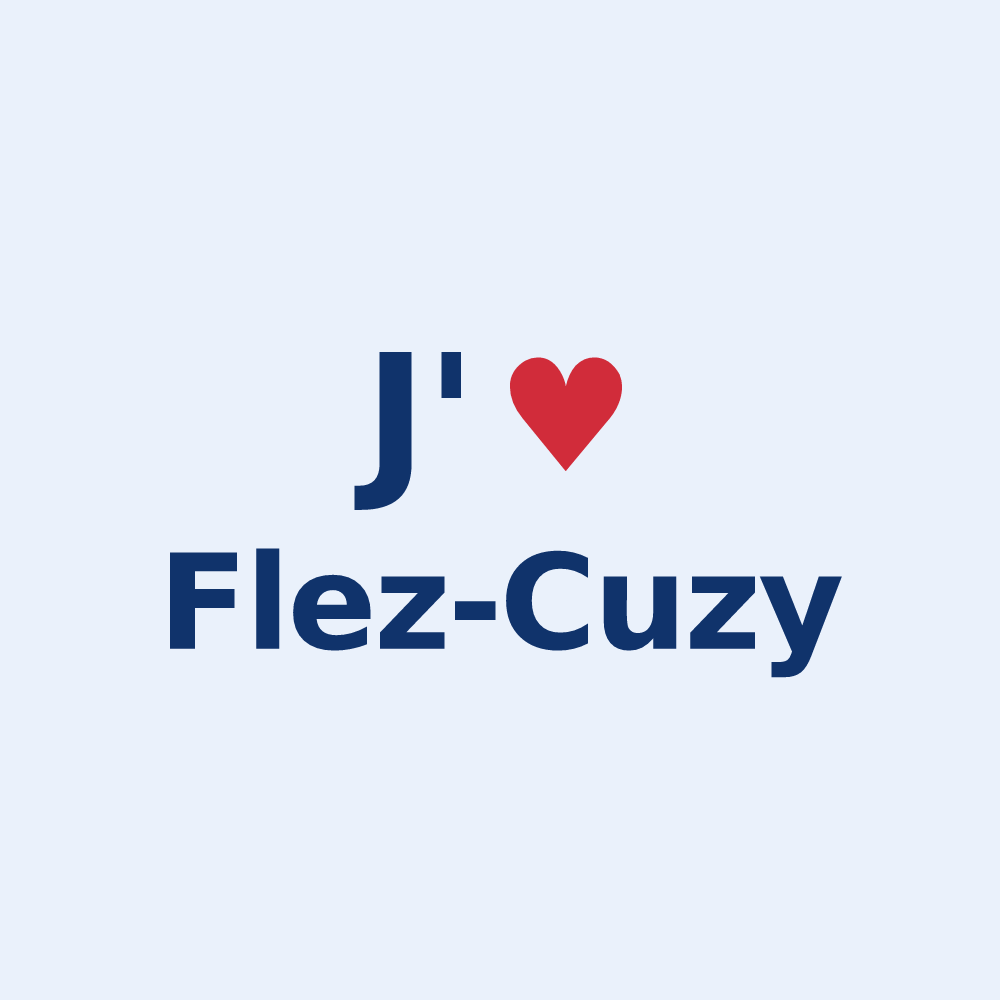 Sticker personnalisé Flez-Cuzy — design J'aime Flez-Cuzy
