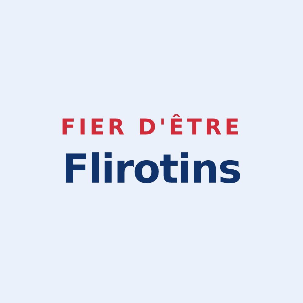 Sticker « Fier d'être Flirotins » — design pour Flirey