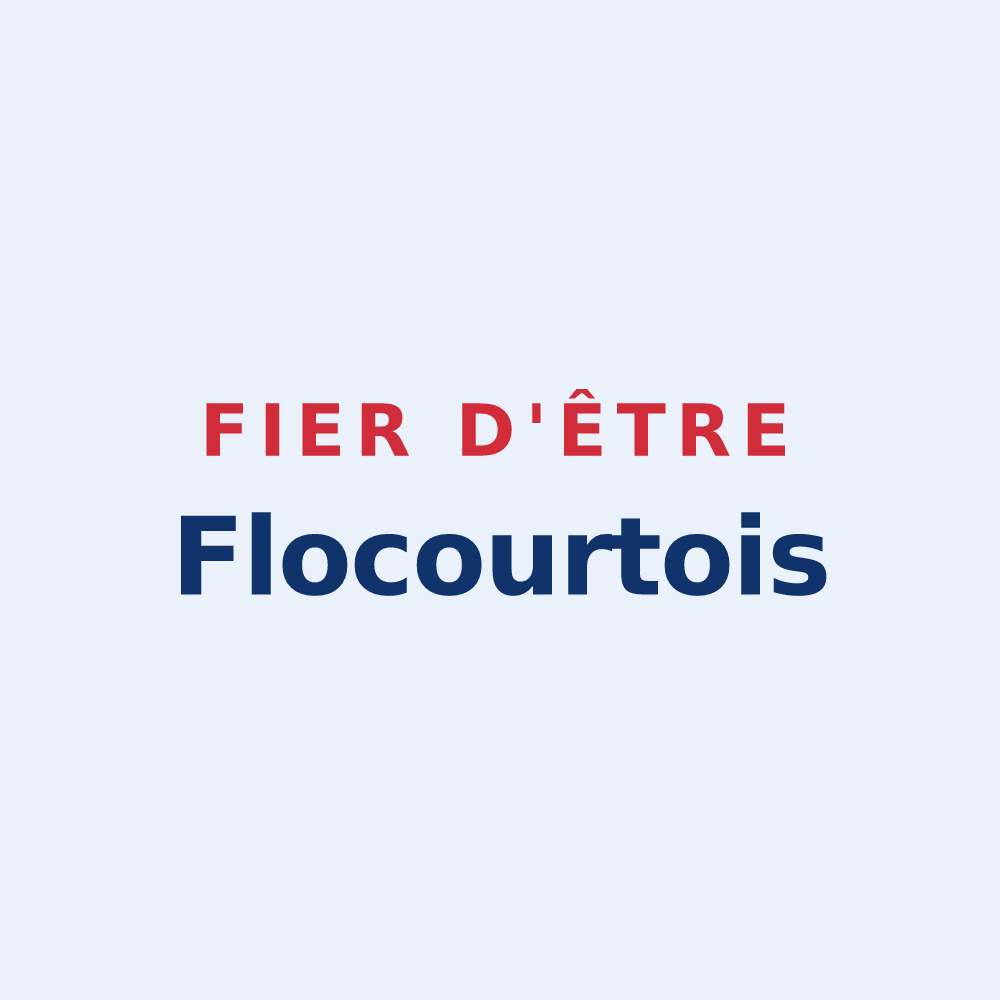 Sticker « Fier d'être Flocourtois » — design pour Flocourt