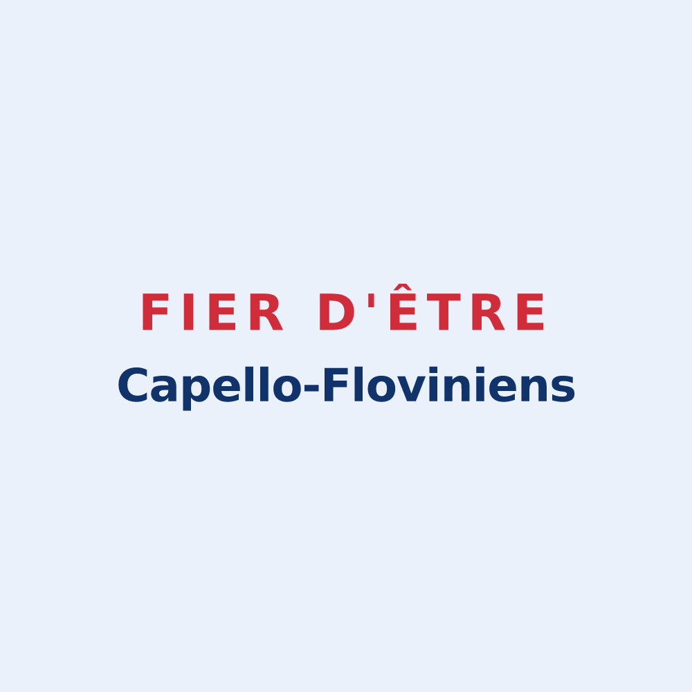 Sticker « Fier d'être Capello-Floviniens » — design pour Flogny-la-Chapelle