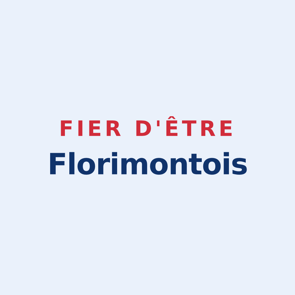 Sticker « Fier d'être Florimontois » — design pour Florimont-Gaumier