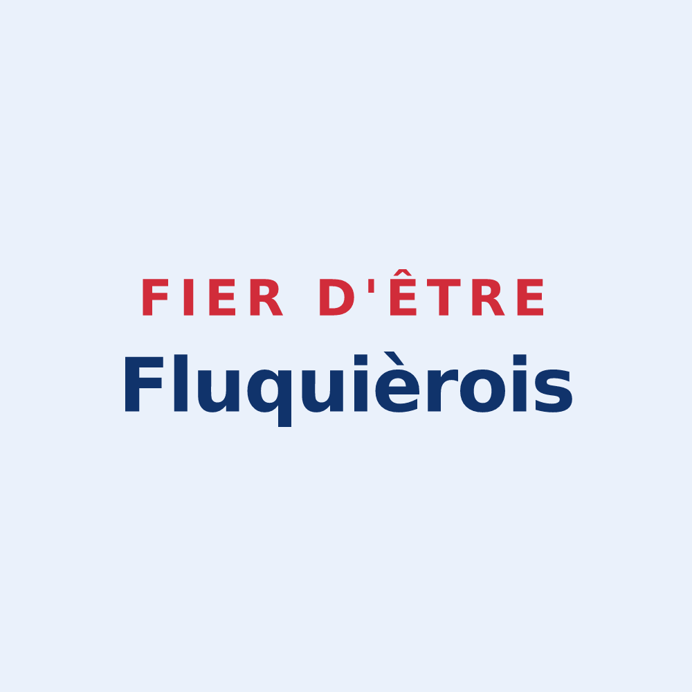 Sticker « Fier d'être Fluquièrois » — design pour Fluquières