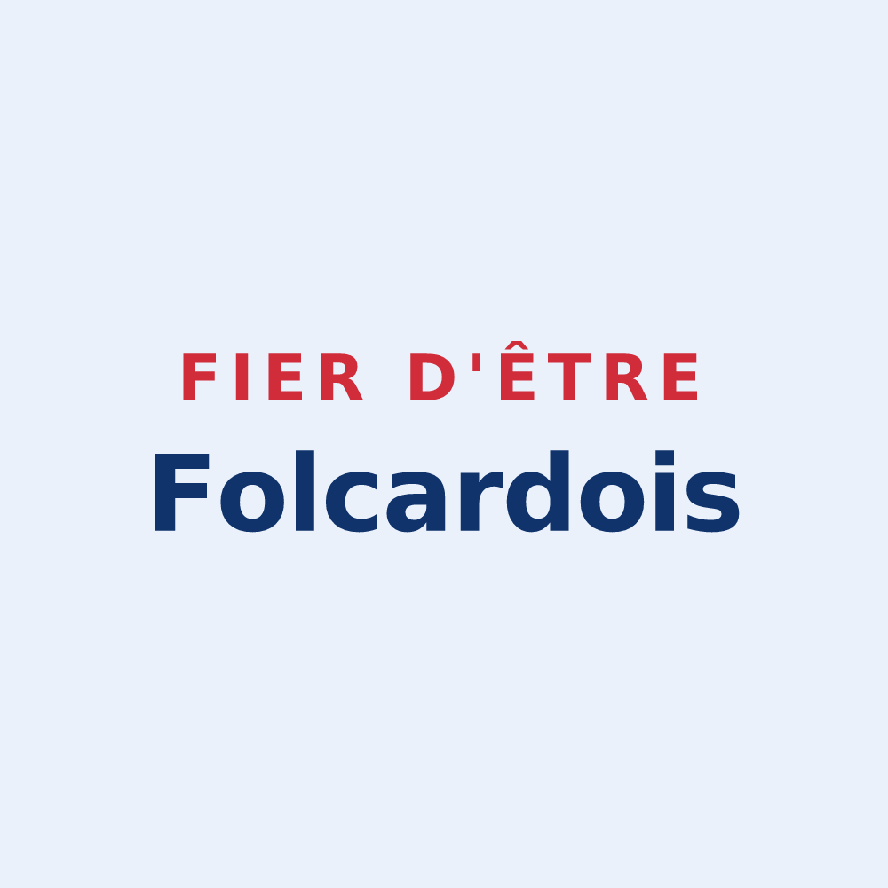 Sticker « Fier d'être Folcardois » — design pour Folcarde